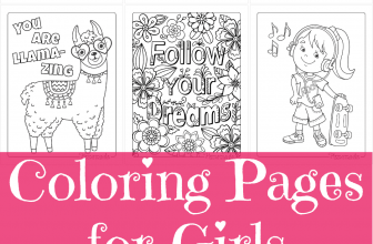 Gratis afdrukbare kleurplaten voor meisjes
